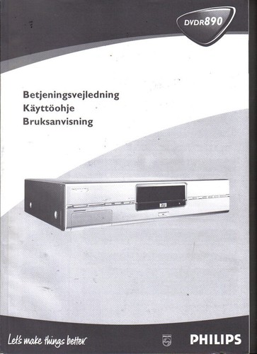 Philips dvdr 890 registratore - philips,