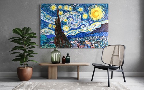 Quadro van gogh notte stellata - van,