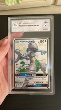 CARTA POKEMON MEWTWO GX SV59 HIDDEN FATES GRAAD 9.5 CARD ENG GRADATO