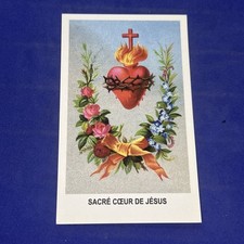 SACRO CUORE DI GESU' Santino - immagine sacra
