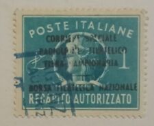 REPUBBLICA RECAPITO AUTORIZZATO  CORRIERE SPECIALE BORSA FILATELICA NAZIONALE...