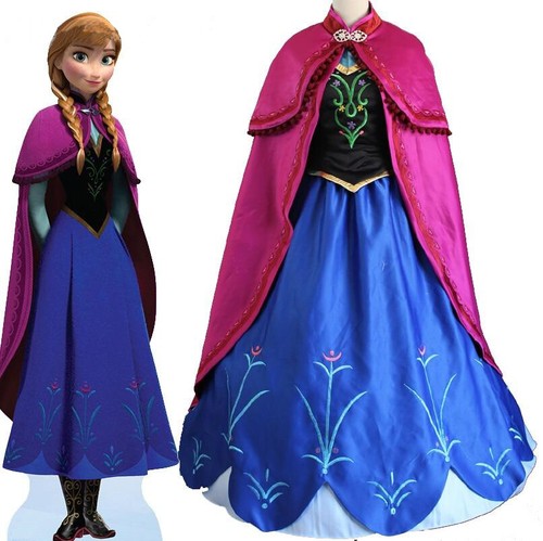 Costume anna frozen cosplay - costume,
