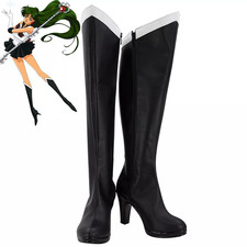 Costume Sailor Moon scarpe marinaio Pluto Setsuna Meiou cosplay donna stivali personalizzati