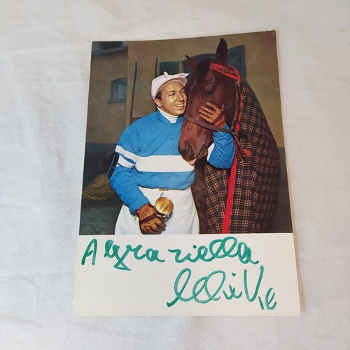Cartolina con autografo
