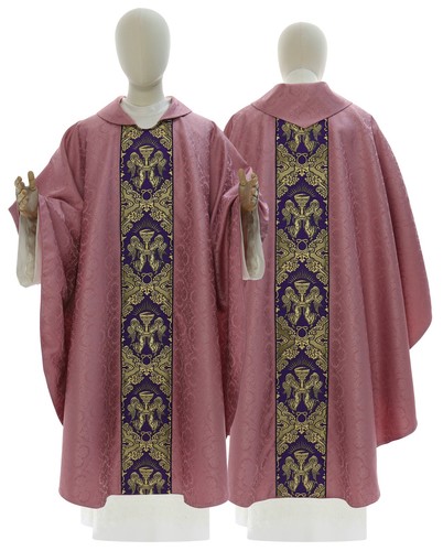 Casula gotica rosa - rosa/viola, con