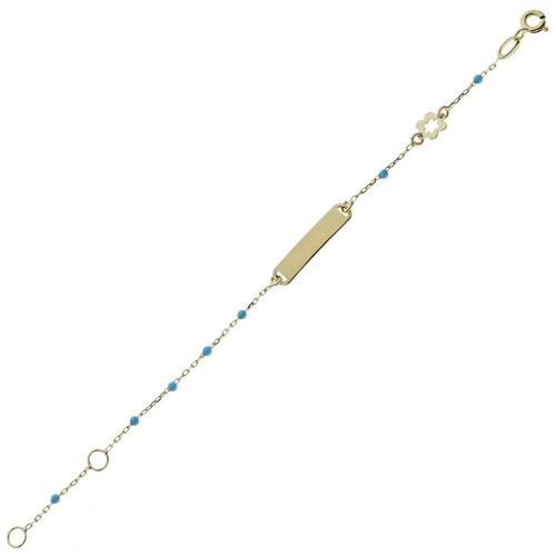Bracciale bambina targhetta - bracciale,