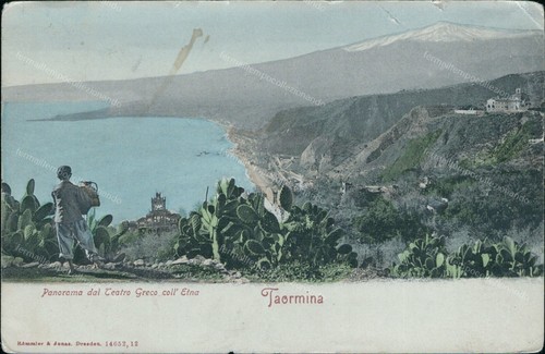 Ch663 cartolina taormina - ch663,