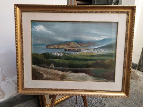 Quadro dipinto mano - mano, su
