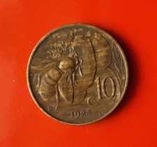 10 CENTESIMI 1923 ERRORE - AMALGAMA NON OMOGENEO AL ROVESCIO [K118]