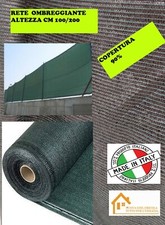 RETE OMBREGGIANTE  TELO OMBRA FRANGISOLE 90% VERDE FRANGIVISTA FRANGIVENTO
