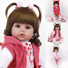 Bambole Reborn Originali 20 Pollici 50Cm Reborn Bambole Femmina Silicone Morbido