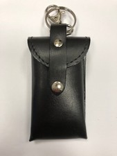 Portatelecomando Guscio Radiocomando VERA PELLE Portachiavi Cm 6,5x5cm