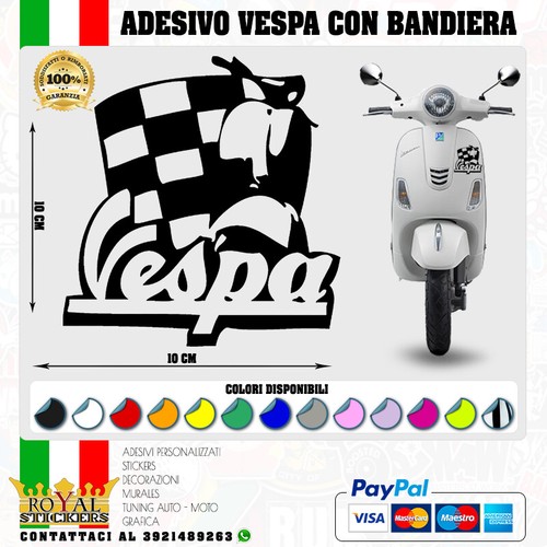 Adesivo vespa logo vintage - vespa,