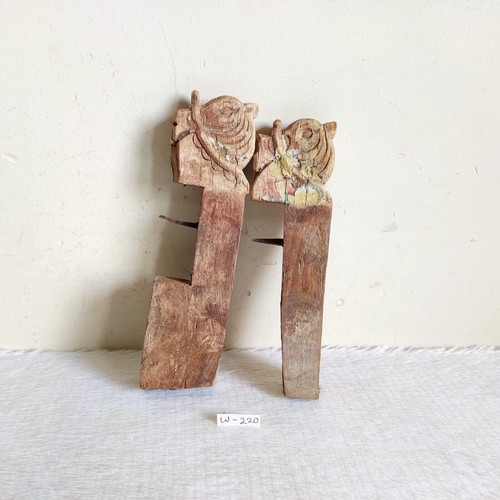 Antico mano intagliato - mano, cavallo