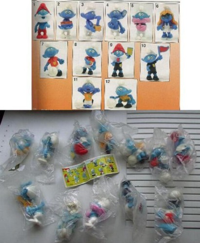 Puffi calciatori kinder - calciatori,