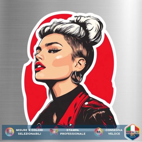 Adesivo pin rockabilly - adesivo,