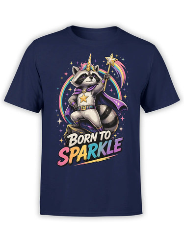 Shirt sparkle bandit raccoon - sparkle,