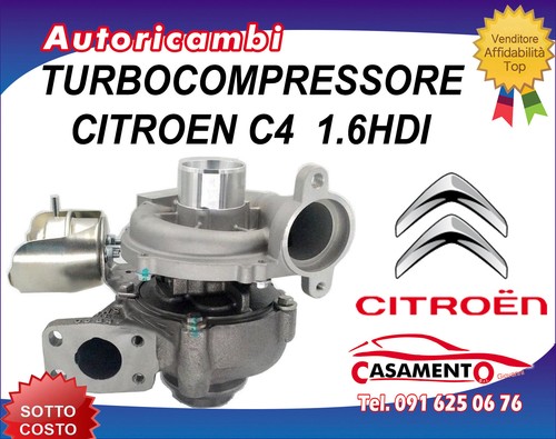 Turbocompressore citroen - turbocompressore, c4
