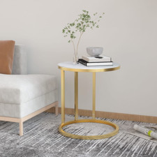 Vidaxl tavolino oro marmo - vidaxl,