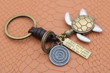 Portachiavi tartaruga pelle