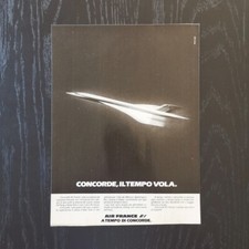 1981 Air France Concorde - Original AD Pubblicità Vintage