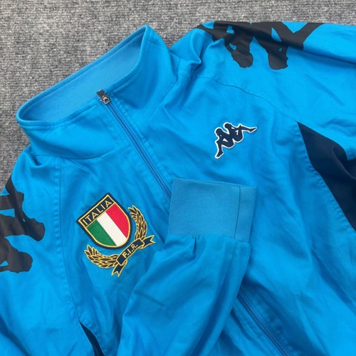 Giacca kappa track large blu - large,