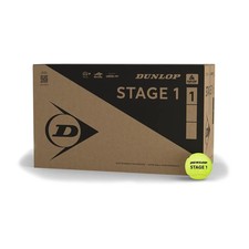 Dunlop D Tb Stage 1 Green 18X4pet Box Palline da Tennis 18x Barattolo da 4 NUOVO