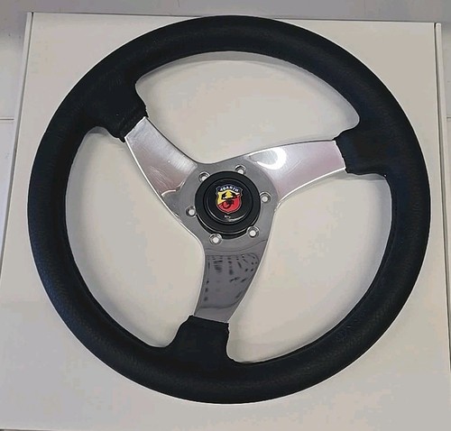 Volante sportivo vortice nero - sportivo,