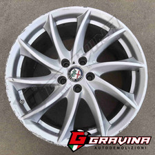 156119162 CERCHIO DISCO RUOTA POSTERIORE IN LEGA 18 ALFA ROMEO GIULIA 2017