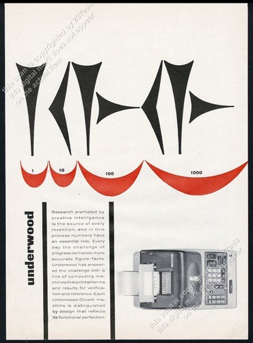 1961 underwood olivetti - 1961,