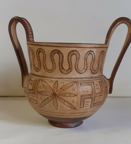 Vaso terracotta riproduzione - vaso,