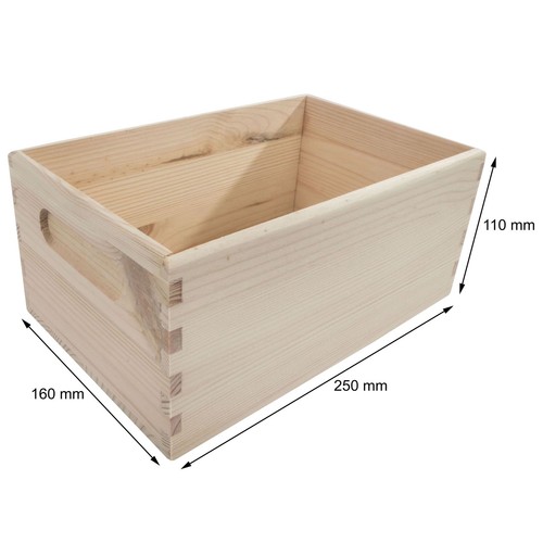 Cassapanca legno 25x16x11 - legno,