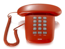 BRONDI SOLE TELEFONO FISSO CON FILO ROSSO
