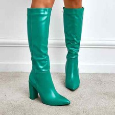 stivali donna ginocchio tacco