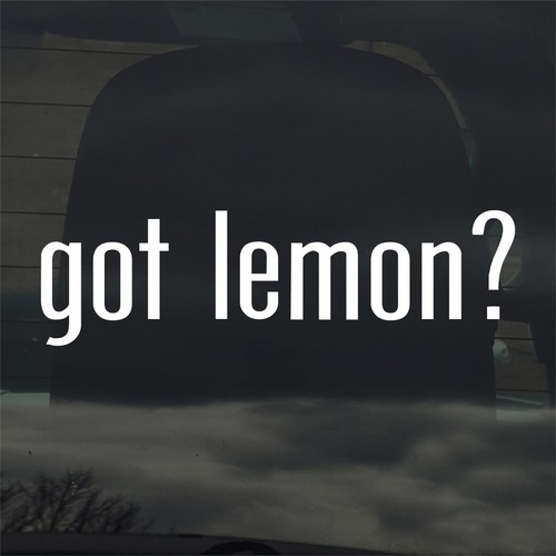 Got lemon adesivo - got, vinile