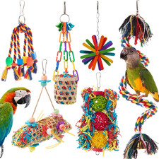 6 Pack Bird Colorful Chewing
