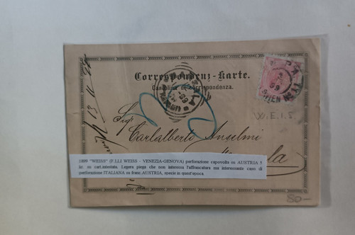Regno perfin 1899 lli - perfin,