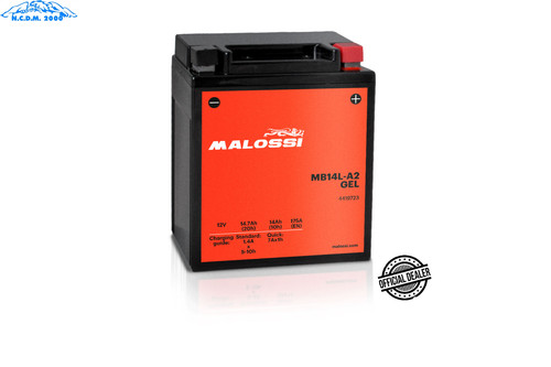 Batteria malossi yb14l gel - batteria, yb14l-a2