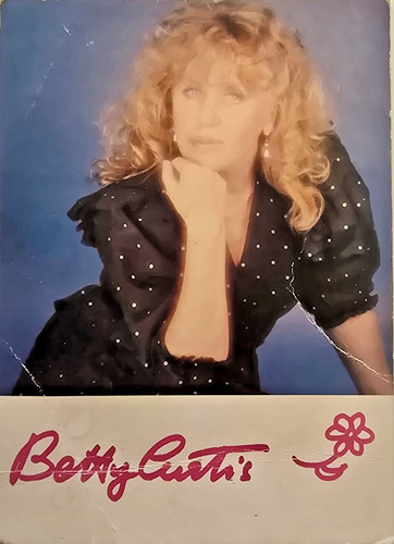 Cartolina autografata betty - cartolina,