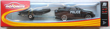 Majorette Toyota RAV4 nero POLICE rimorchio gommone nuovo/confezione originale SUV polizia