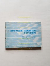 Honda CB 250-400 N 1978 manuale uso manutenzione originale INGLESE no ITALIANO