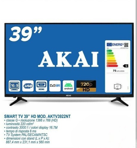Smart akai - smart, 39”akai