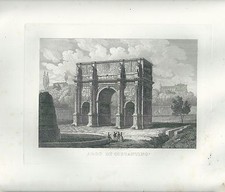 1848 ROMA ARCO DI COSTANTINO