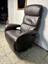 Offerta OTTIMA! Poltrona Relax Girevole Sdraio Poltrona Regolabile in Pelle di MONDO