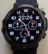 Smartwatch nuovo con scatola e caricabatteria.