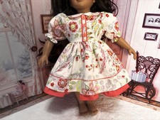 Abito a fiori panna con