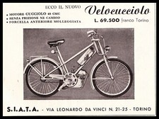 PUBBLICITA' 1951 VELOCUCCIOLO