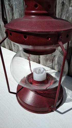 Lanterna rossa portacandele - rossa,