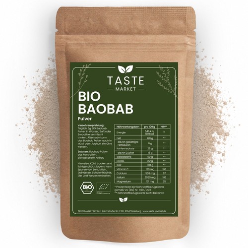 Baobab bio polvere 100 - baobab, in