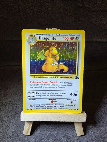 Dragonite fossil holo - dragonite,
